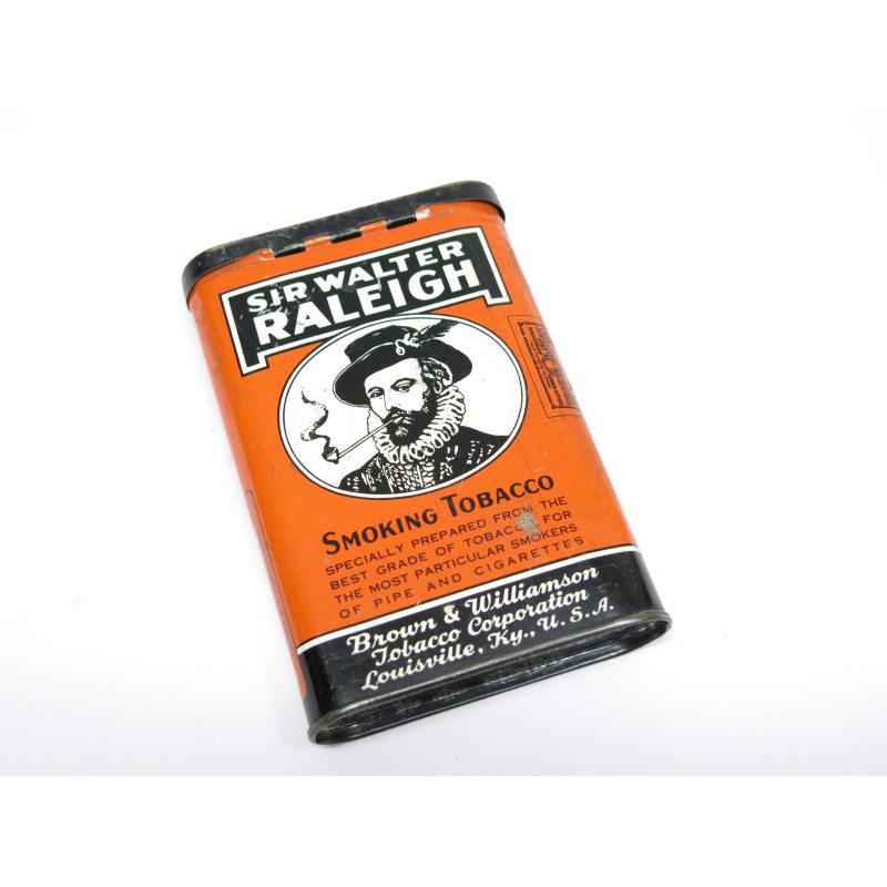 Boite vide métal tabac RALEIGH US ww2 Ref 789 