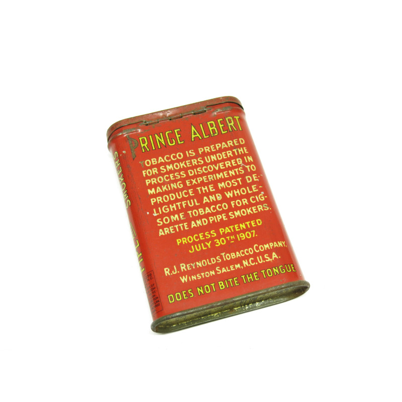 Boite vide métal tabac Prince Albert US ww2 ref 159