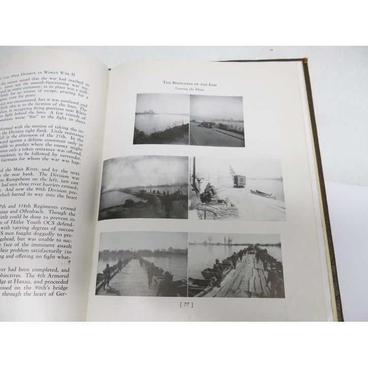 Rare livre edtion originale The 90 TH Infantry division