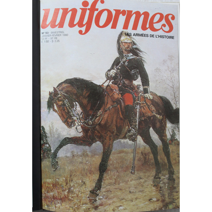 Album Uniformes No 6 avec couverture illustrée : revues No 49 à 54