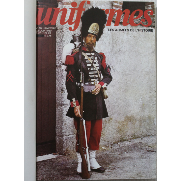 Album Uniformes No 7 avec couverture illustrée : revues No 55 à 60