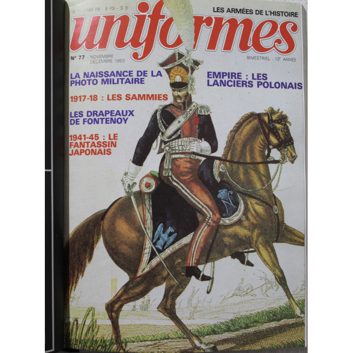 Album Uniformes No 10 avec couverture illustrée : revues No 73 à 78