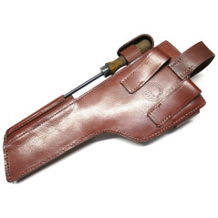 Brelage en cuir porte crosse C96 1912-1916 avec baguette