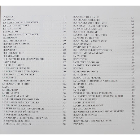 Livre Objets de la Chasse de Cohen-Potin et Pottier