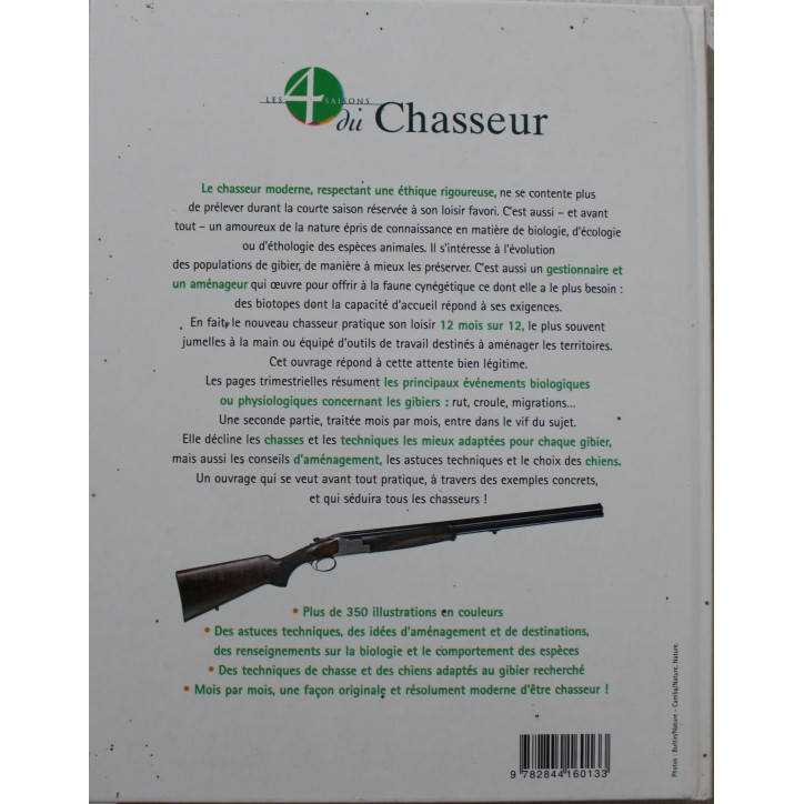 Livre Les 4 saisons du chasseur de P. Durantel