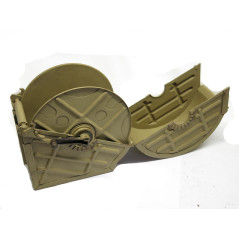 Boitier porte bande pour MG 08/15 original ww2 couleur sable