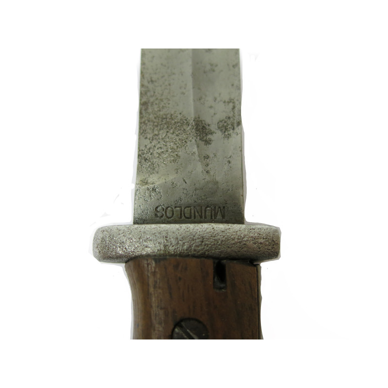 Baionnette sans fourreau fusil Mauser 98 K Mundlos   
