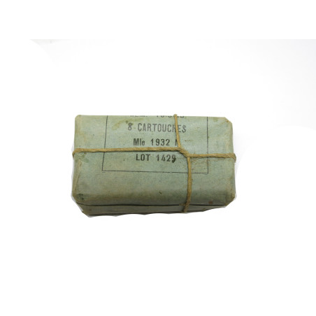 Paquet plein de 8 cartouches fusil Lebel 1940 refence 80