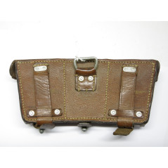 Superbe cartouchiere cuir fauve 1937 fusil Mauser 98K originale 1942 ref 580