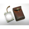Sitometre boussole Armée Suisse avec etui cuir  ref 236