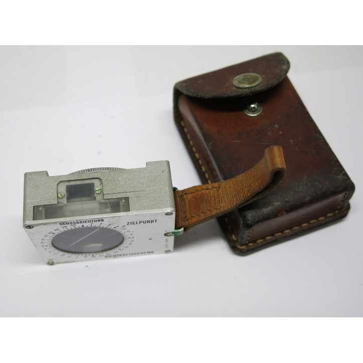 Sitometre boussole Armée Suisse avec etui cuir  ref 236