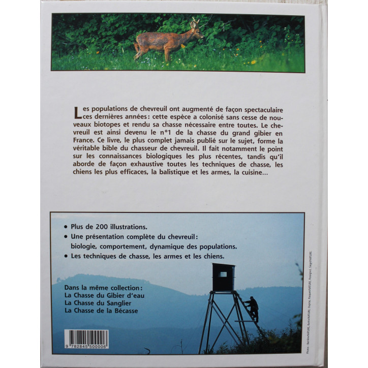 Livre La chasse du Chevreuil : Le guide complet de G. Valet