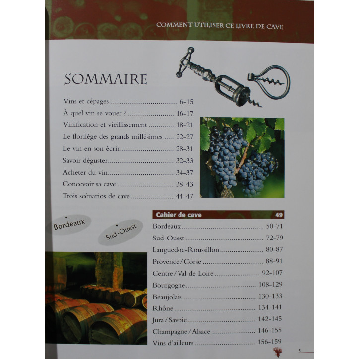 Le livre de cave : Savoir acheter et conserver son vin