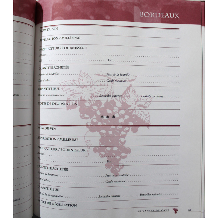Le livre de cave : Savoir acheter et conserver son vin