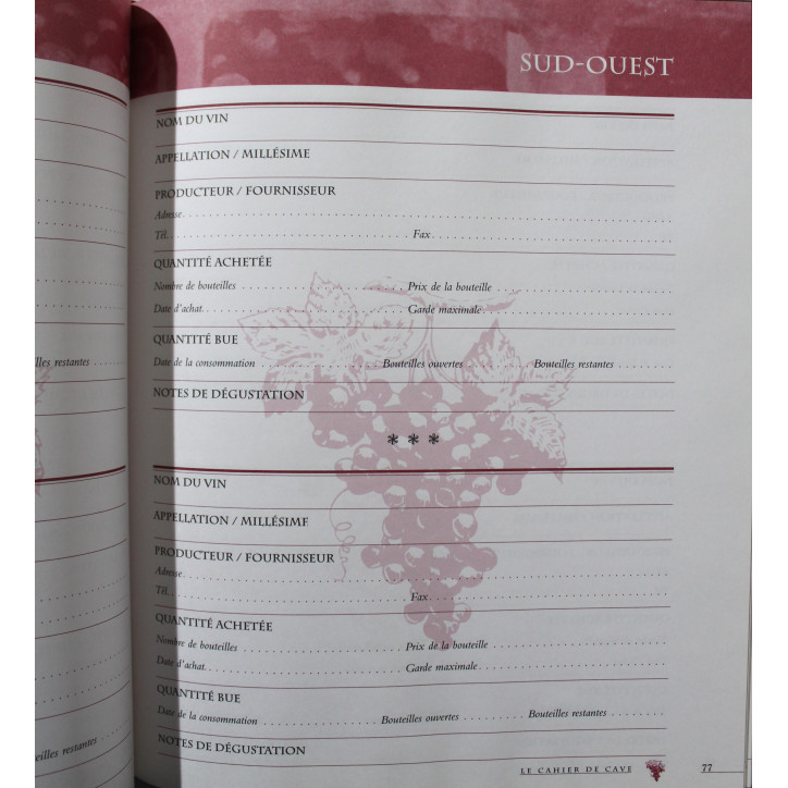 Le livre de cave : Savoir acheter et conserver son vin