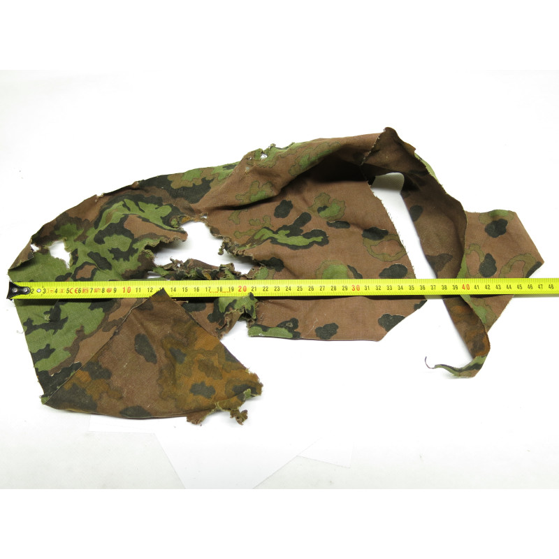 Morceau original de poncho camo Waffen souvenir de  Normandie ref 123 