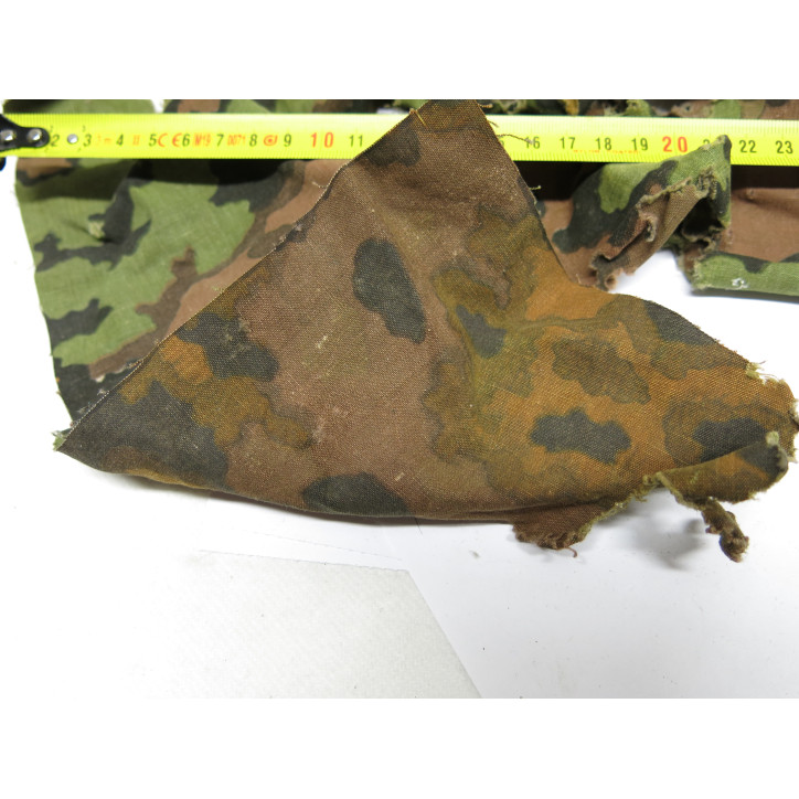 Morceau original de poncho camo Waffen souvenir de  Normandie ref 123 