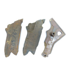 Lot de 3 plaquettes souvenir de Normandie ref 45 