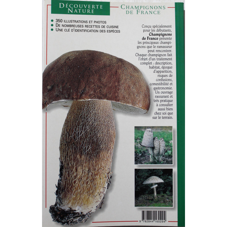 Livre Champignons de France Collection Découvert . Nature