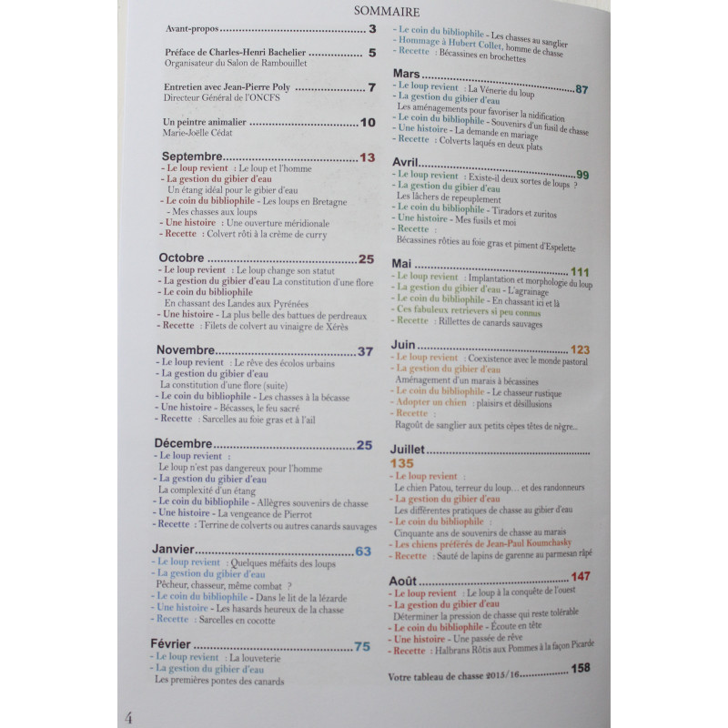 Almanach du chasseur 2015/2015 d'Alain Philippe