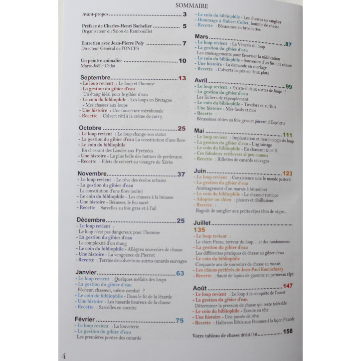 Almanach du chasseur 2015/2015 d'Alain Philippe