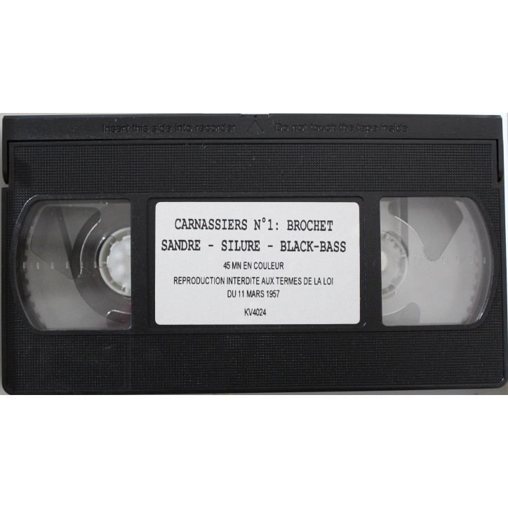 VHS Carnassiers No 1 : Brochet - Sandre - Silure - Black Bass