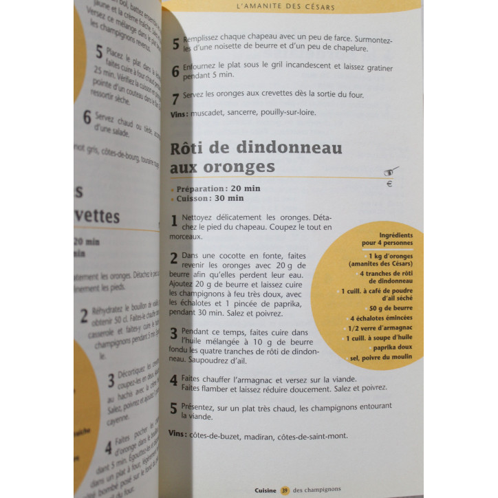 Livre Cuisine des champignons de Simone Devaux