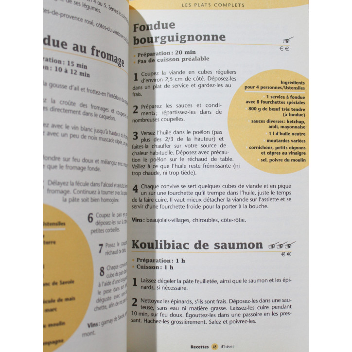 Livre Recette d'Hiver de Simone Devaux