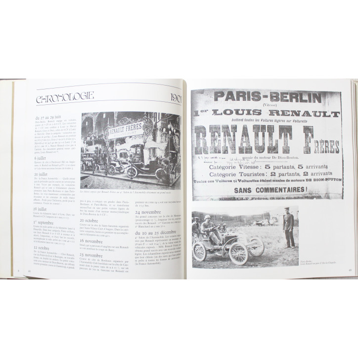 Album Dossiers Chronologiques Renault : Voitures particulières - Tome 1 - 1899 à 1905