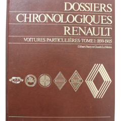 Album Dossiers Chronologiques Renault : Voitures particulières - Tome 1 - 1899 à 1905