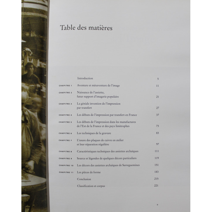Livre Les assiettes imprimées de Sarreguemines : 1828 - 1838 la période Utzschneider