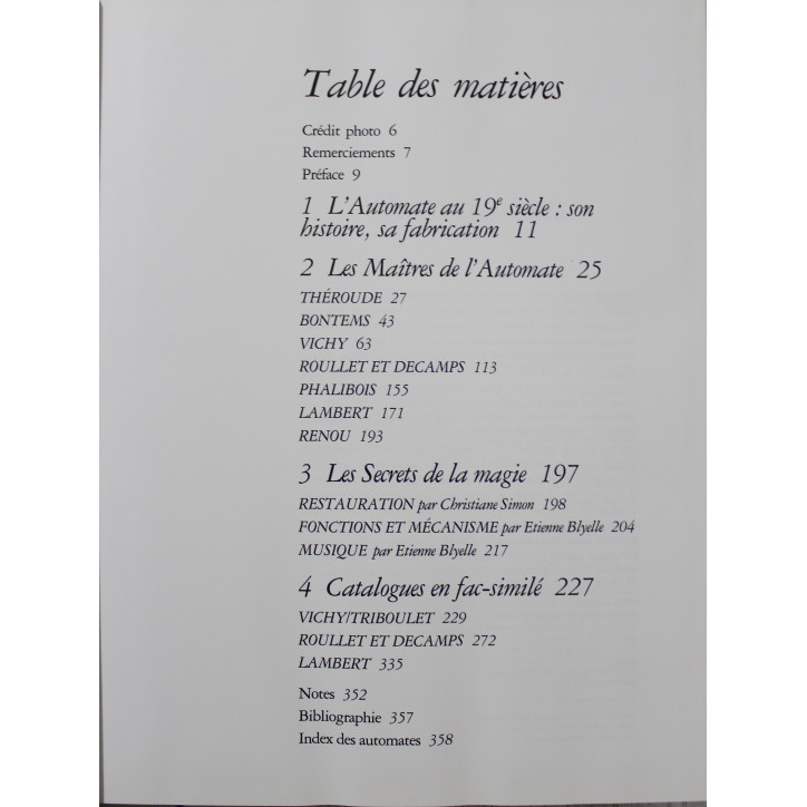 L'âge d'or des automates 1848 - 1914 de Christian Bailly