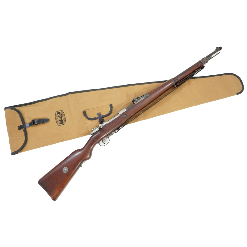 Housse de transport en toile fusil Mauser avec sigle Housse de transport en toile fusil Mauser avec sigle
