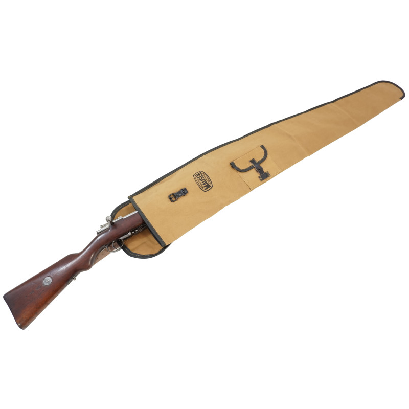 Housse de transport en toile fusil Mauser avec sigle Housse de transport en toile fusil Mauser avec sigle