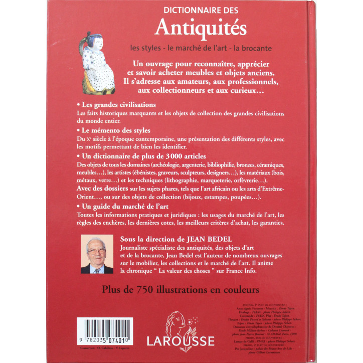 Dictionnaire des Antiquités de Jean Bedel