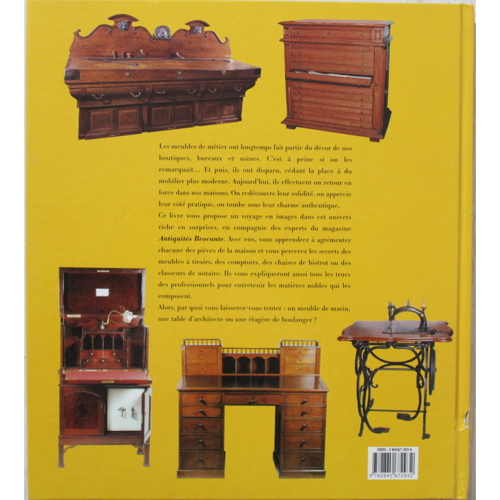 Livre l'univers des meubles de métiers