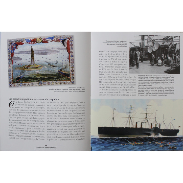 Livre Navires de notre enfance de Francis Dréer