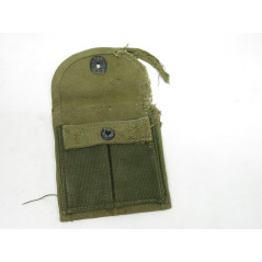 Porte chargeur toile original carabine USM1 usagé Normandie 1944 Kadin ref 159