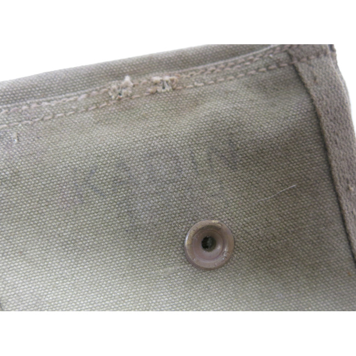 Porte chargeur toile original carabine USM1 usagé Normandie 1944 Kadin  ref 159