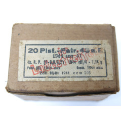 Rare boite vide de 20 cartouches STG 43 MP44 1944 ref  100