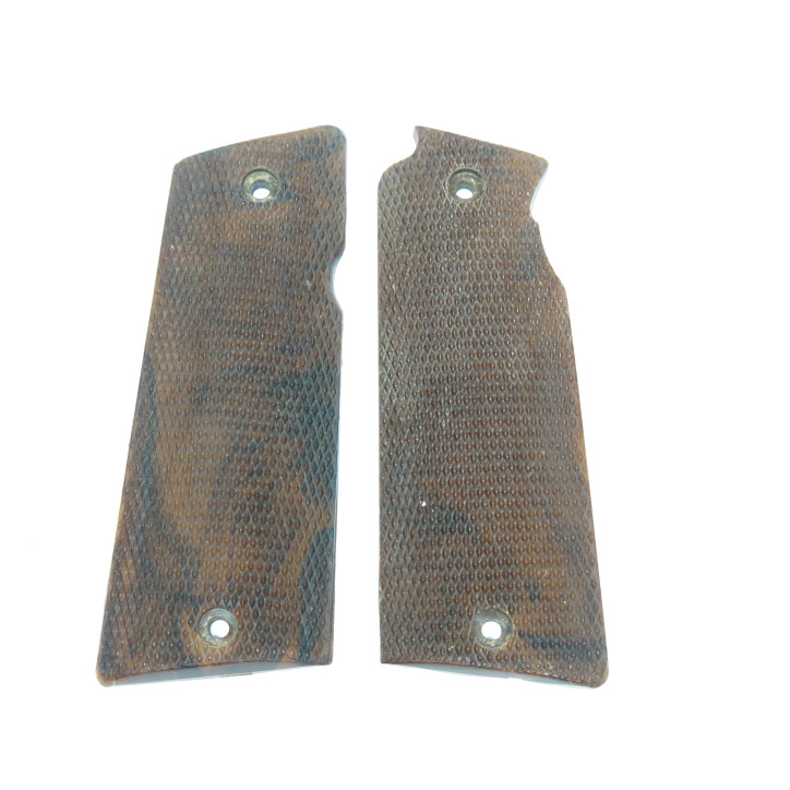 Paire de plaquettes de crosse bakélite pistolet Star B Ref 11