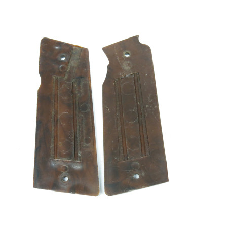 Paire de plaquettes de crosse bakélite pistolet Star B Ref 11