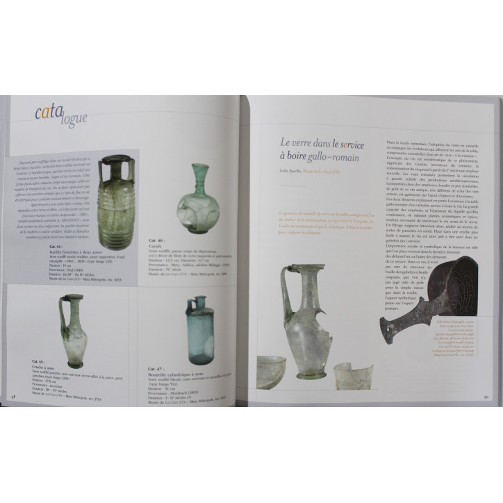 Livre Archéologie et usages du verre de Laïla Ayache
