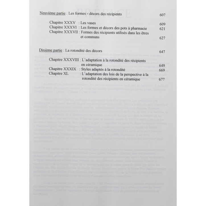 Livre Décors des céramiques françaises : Tome 1 : Dictionnaire