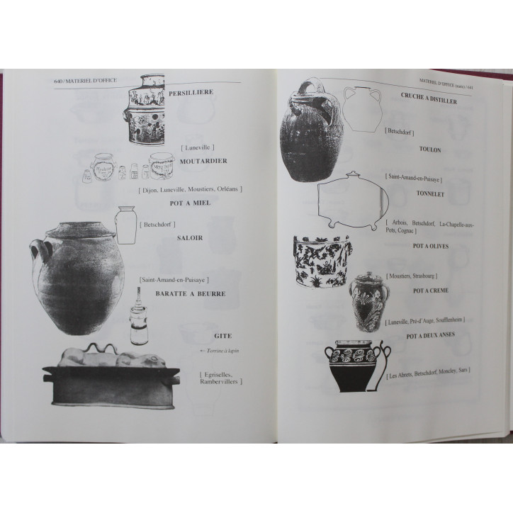 Livre Décors des céramiques françaises : Tome 1 : Dictionnaire