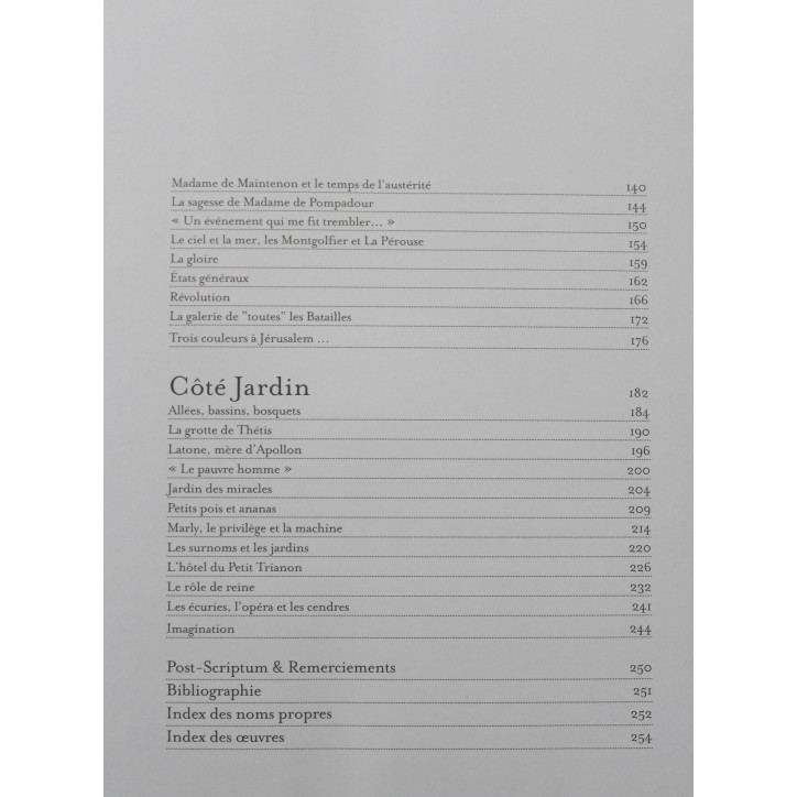Livre Les coulisses de Versailles de P. Bonafoux et G. Targat