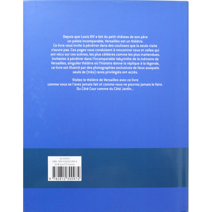 Livre Les coulisses de Versailles de P. Bonafoux et G. Targat