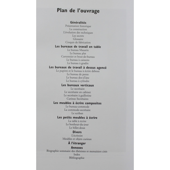 Livre Le guide du meuble à écrire de Claude Frement Livre Le guide du meuble à écrire de Claude Frement