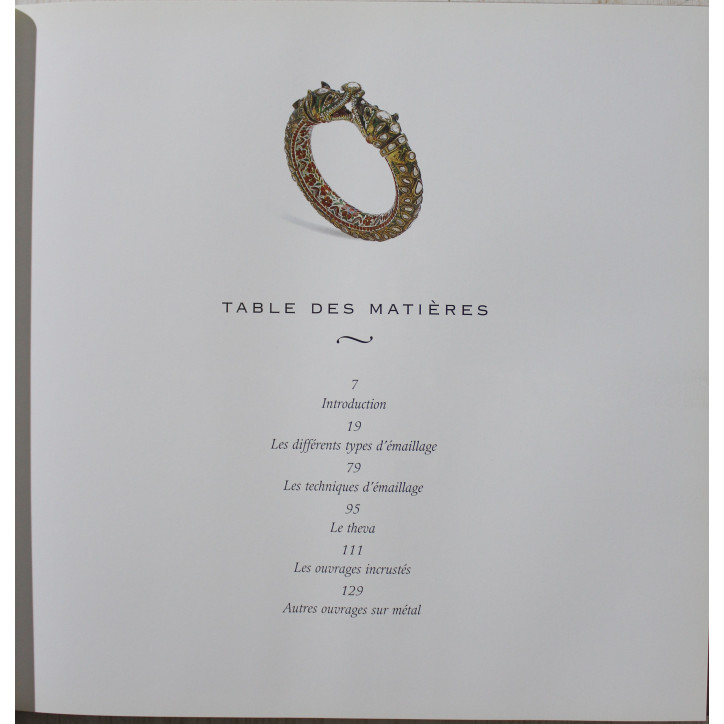 Livre Bijoux artisanaux indiens en email de R. Devi Sharma et  M. Varadarajan