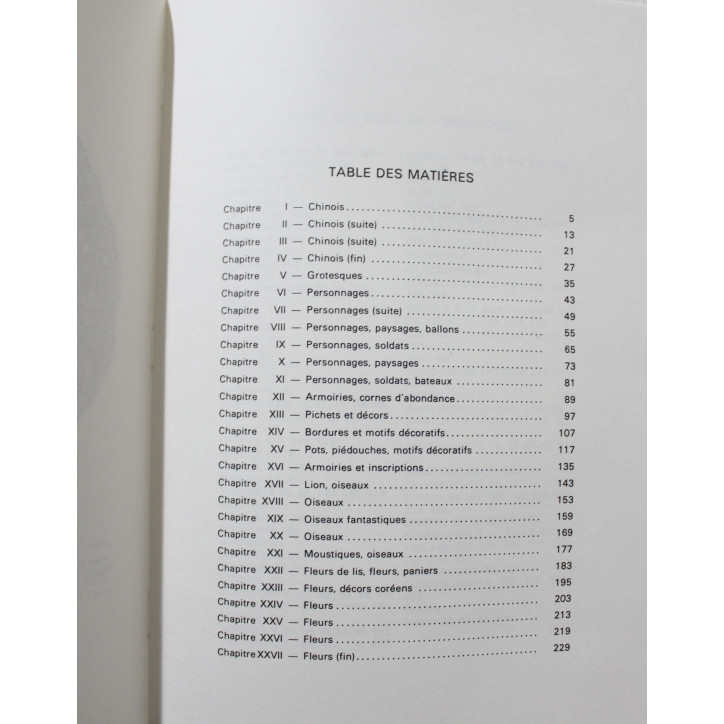 Livre Poteries Faïences françaises Chez Tardy